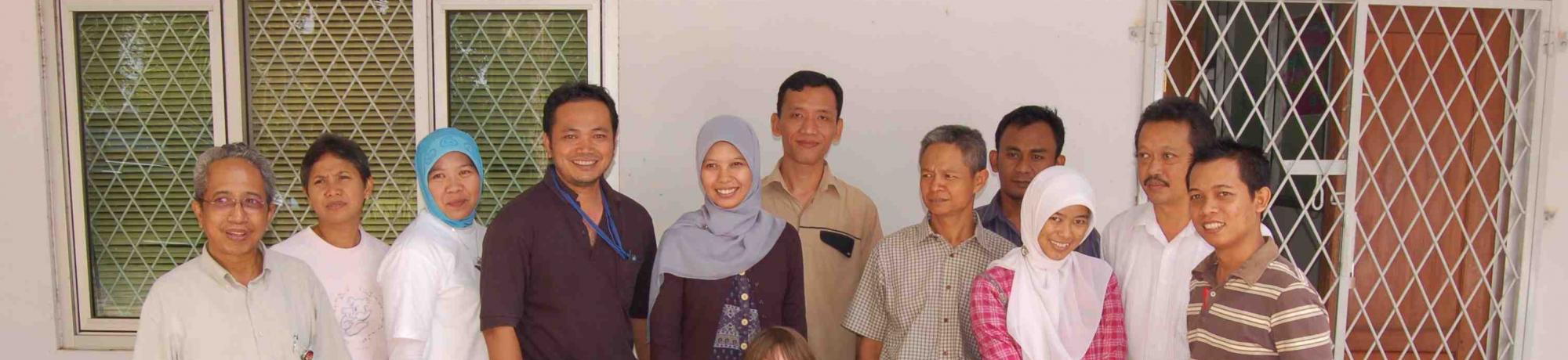 The AP2 team at FORDA, Ministry of Forestry, Bogor, Indonesia in 2009.